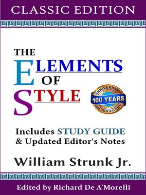 cover image of Elements of Style, 2017
